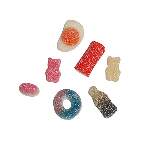 Miniatura 3 de Fini Sour Little Mix Goma Pica Golosinas Pica Pica, Ositos Gominola, Huevos Chuches, Mezcla De Frutas Sin Gluten - Bolsa 1 Kg