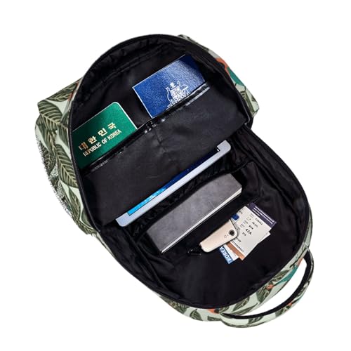 Mochila plegable ligera de estilo tropical para excursiones y camping 5