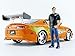 Jada Fast & Furious Brian’s 1995 Toyota Supra Diecast Model – 1:24 Scale Durable Die Cast Car – Includes Brian O' Conner Figure – Perfect for Collectors and Kids