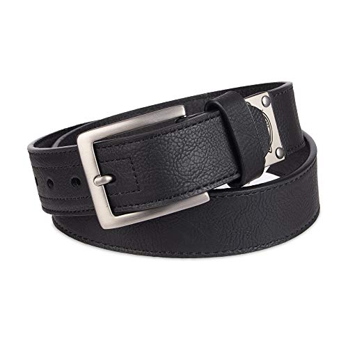 Ceinture de travail Dickies en cuir véritable épais noir X-Large homme