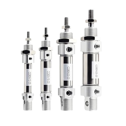 Micro-vérin pneumatique SMC C85N25 double effet à tige simple course 5mm - 3