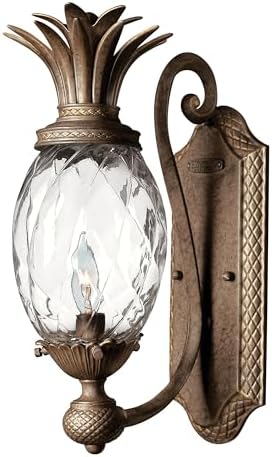 Hinkley Plantation Pineapple Shaped One Light Wall Sconce, Pearl Bronze