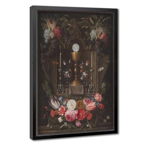 Décoration murale pour bureau avec impression sur toile d'autel eucharistique