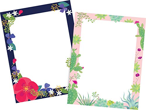 Papier pour ordinateur décoratif pour créer vos invitations de fête à motifs pétales, 100 u