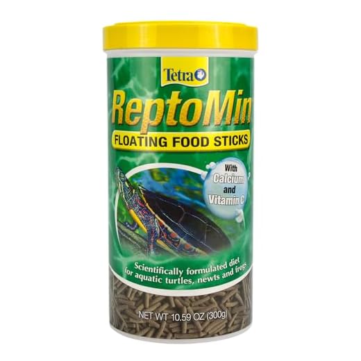 Tetra ReptoMin Floating Food Sticks for Aquatic Turtles, Newts and Frogs green 10.59 Oz