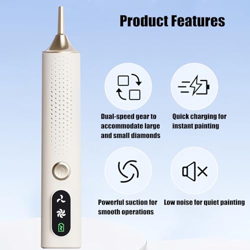 Bolígrafo para pintura de diamantes sin cables que soluciona los enredos al decorar 6