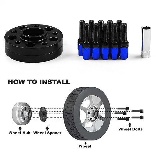 Separadores de llanta 5x112 de 20mm para BMW X3 G01 que ensanchan las vías con seguridad 6