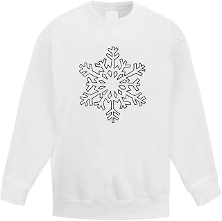 Azeeda 'Pretty Snowflake' Kid's Sweatshirt/Jumper (12-13 Years) (KW00023507)