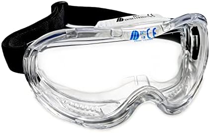 Lucent Path Safety Goggles Anti-Fog Anti-Scratch CE ANSI Certified Clear Impact Resistant Eye Protection
