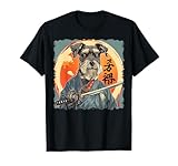 Miniature Schnauzer Dog Japanese Art Samurai Gifts