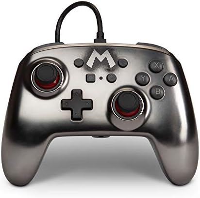PowerA Enhanced Wired Controller for Nintendo Switch  Mario Punch, Gamepad, Wired Video Game Controller, Gaming Controller