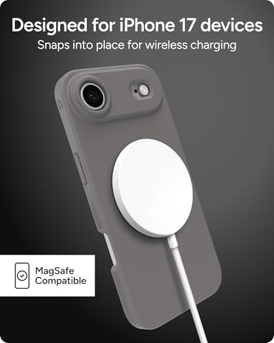 Coque iPhone Air ZAGG Manhattan Snap silicone gris