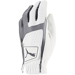 Puma Golf 2018 Men's Flexlite Golf Glove (Bright White-Quiet Shade X-Large Left Hand)