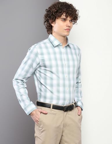 Image of Calvin Klein Department3251 Checked Slim Fit Shirt