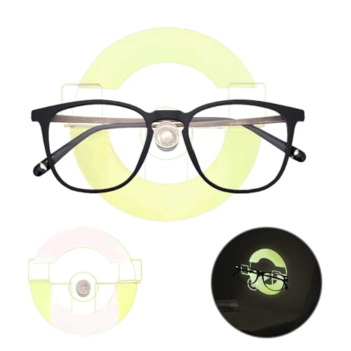 Daily Treasures Sunglasses Storage Glow in The Dark, Circular Acrylic