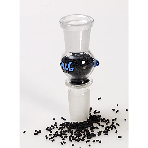 Black Leaf Carball Aktivkohle-Adapter (14,5mm - 18,8mm) + 25g lose Aktivkohle auf Kokosnuss-Basis und Sticker (14,5mm) – Bild 3