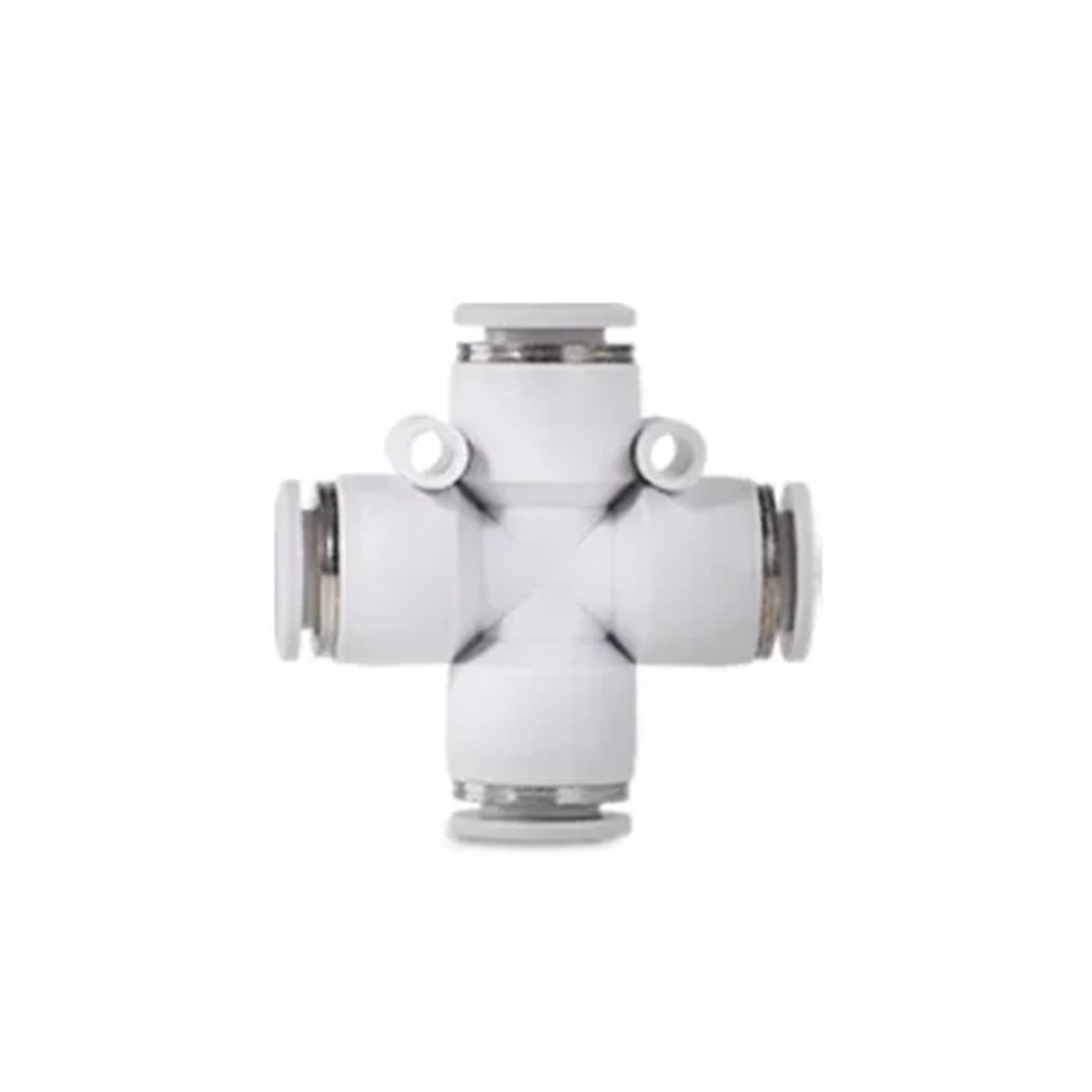 Connecteurs pneumatiques pour tuyau d'air en polyuréthane PY PE blanc joint pousser dans le tuyau 4/6/8/10/12 mm Connecteur à libération rapide (PZA, 8 mm)
