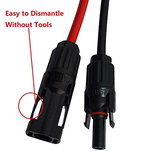 SolarEnz Conectores solares para 2 pinos adaptador de conector circular industrial conectar painel s