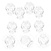 SAFIGLE 7pcs Vacuum Cupping Therapy Set Durable Glass Cupping Cups for Home Use Anti-Slip Design Enhances Blood Flow and Muscle Recovery