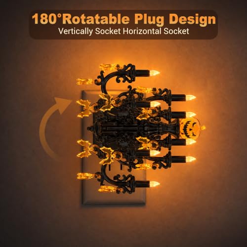 Image of JandCase Night Lights Plug Into Wall,Halloween Decor Night Light