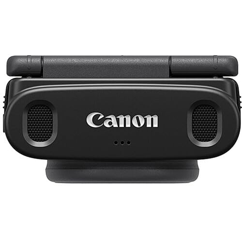 Image of Canon PowerShot V10 Vlog Camera - Compact 4K Vlogging Camera with Built-in Stand, Mics & Flip Screen (Black) (5947C002) + Shoulder Bag + 64GB Memory Card