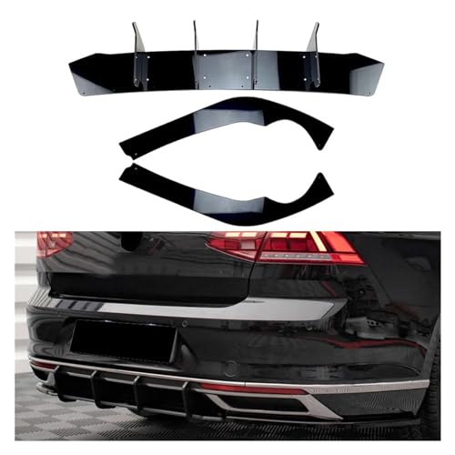 Parachoques trasero OZCCH con divisor y alerón de placa para VW Passat B8.5 2