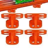 Einzelspur Autobahn 4 Stück Ausstellungsständer zum Aufhängen | Wand für Einzelspur-Modelle | Für Spielzeugfahrzeuge, Autos, LKWs, Haus und Schlafzimmer