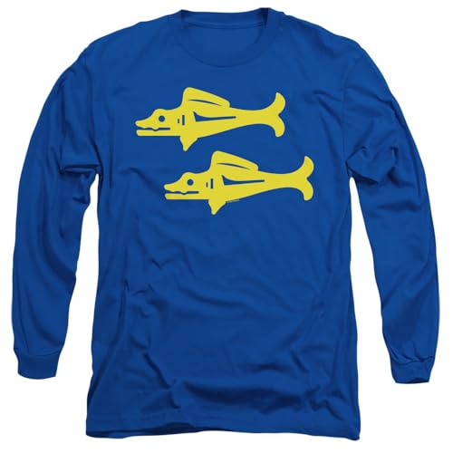 T-shirt Blue Barracudas Legends of The Hidden Temple manches longues coton mixte