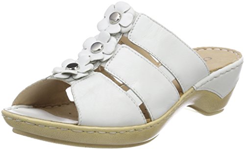 CAPRICE 27206, Ciabatte Donna, Bianco (White Nappa...