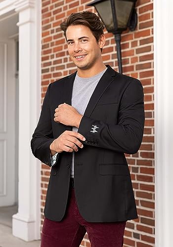 Hasbro Monopoly Blazer | Men's Board Game Sport Coat | Themed Graphic Lining | Embroidered Sleeve4