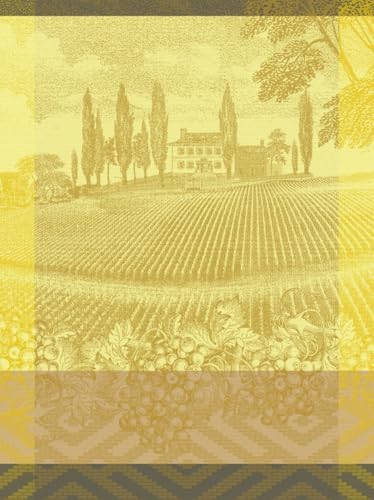 LE JACQUARD FRANÇAIS Geschirrtuch Vignoble Terre 60x80 cm Baumwolle