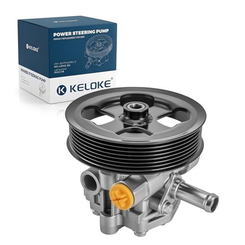 KELOKE Power Steering Pump, with Pulley, Compatible with Chrysler 200 2011-2014, Sebring 2007-2010 & Dodge Avenger 2008-2014, Journey 2009-2017, L4 2.0/2.4L, Replace# 20-2402 5154371AA by keloke - Used condition - US$62.52
