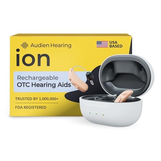 Audien Hearing ION Wireless Rechargeable OTC Hearing Aid, Premium Comfort Design & Nearly Invisible