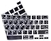 Arabic Language Silicone Keyboard Cover Skin Compatible with 2020 2019 MacBook Pro 16 inch with Retina Display Model A2141, 2022 2021 2020 MacBook Pro 13 inch with M2/M1 Chip A2338 A2289 A2251 (Black)