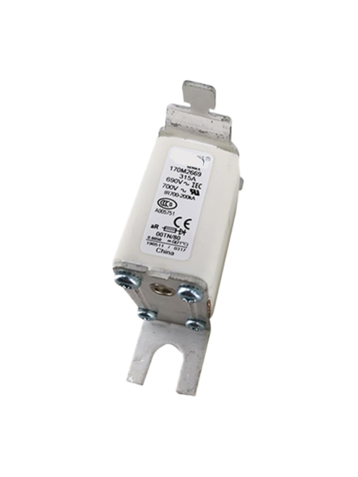 Fusible 170M2669 à fusion automatique et cartouche de protection contre les surcharges