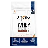AS-IT-IS ATOM Whey Protein XL, Choco Hazel Fusion, 1kg - with DigeZyme® & Fermented Yeast Protein I High Absorption, Supports Muscle Growth, Recovery & Strength - Hybrid Protein for All Day Fuel 1kg
