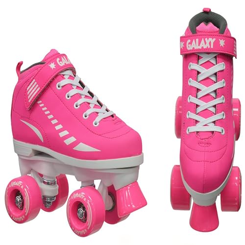 Epic Skates Galaxy Elite Kids Quad Speed Skates, Pink, Youth 1 by Epic Skates - Image 5