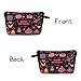 MoCaliduccious Happy Birthday Letter Print Gift Bag Makeup Bag for Women Travel Cosmetic Organizer Bag Teacher Appreciation Gifts Small Zipper Toiletry Bag