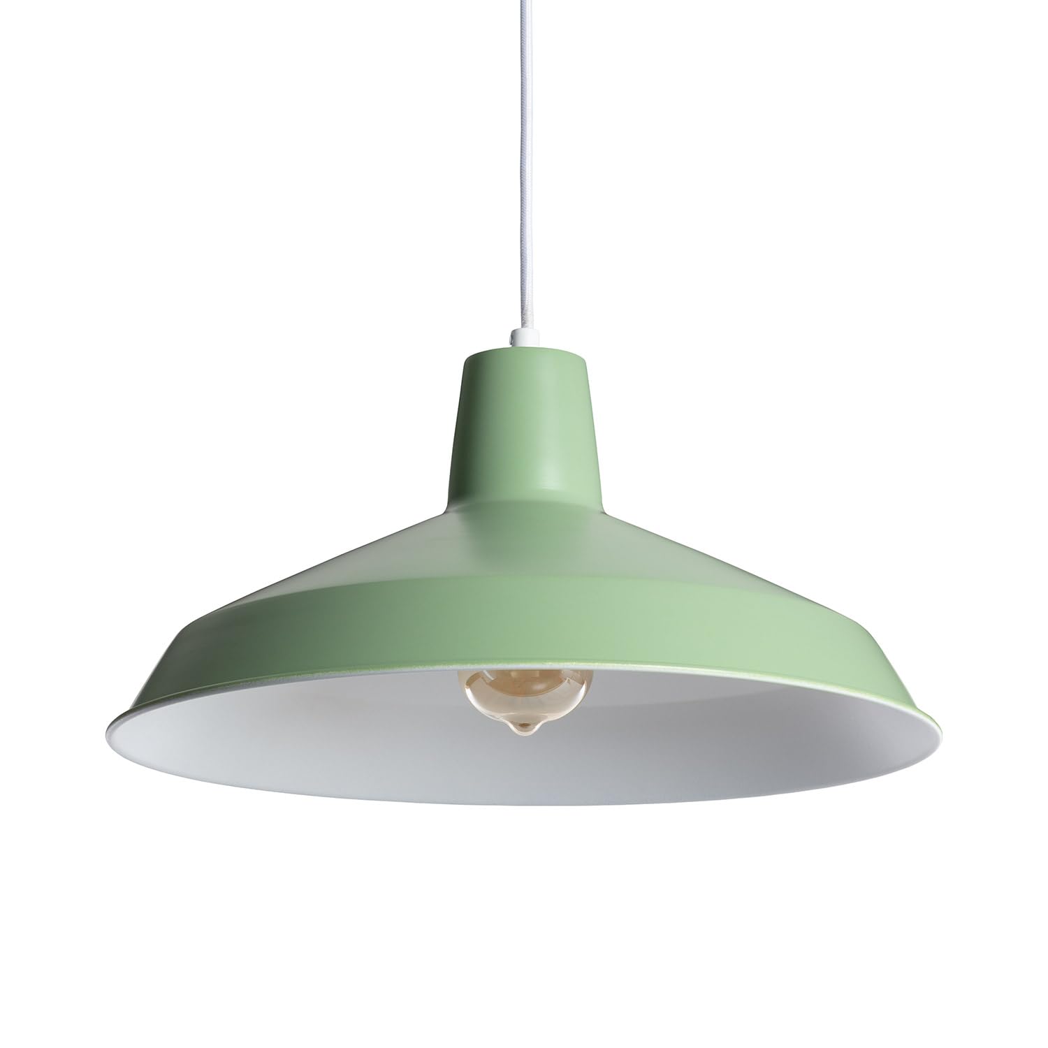 LEDKIA Lámpara Colgante Metal Meistter Verde Celadón