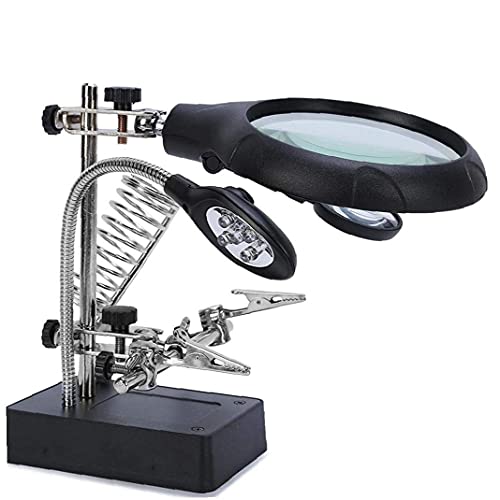 Desktop Lassen Vergrootglas Helping Hand Alligator Clamp Stand voor Soldeering Montage Reparatie Modellering - Afbeelding 6