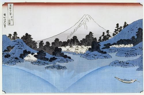 Cuadro de lienzo Il monte Fuji di Katsushika Hokusai 60x90cm para salón