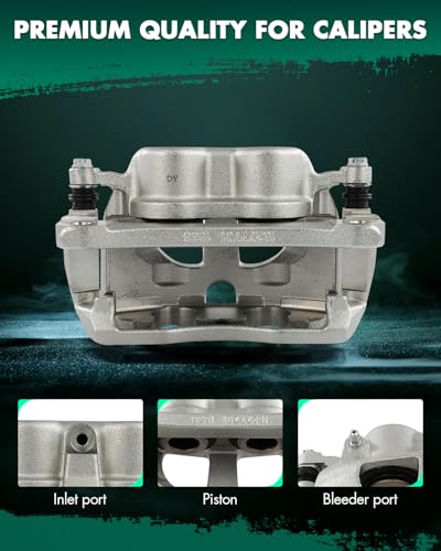 Image of SCITOO 18B5211 18B5210 Rear Left & Right Disc Brake Calipers Assembly w /Bracket for Dodge for Ram 3500 2009-2010,for Ram for 3500 2011-2018,for Ram for 4000 2012-2016