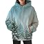 Tree Snow Blue