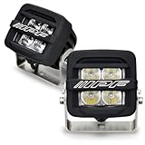IPF フォグランプ LED 2インチ 角型 2200lm(27,000cd) 6000K ホワイト 12V用 2個入 ドライビング配光 ダブルサイズ 軽量 コンパクト 防水 S-632