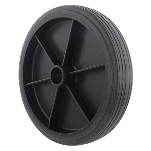 WAGNER Vollscheibenrad - Durchmesser Ø 175 x 35 mm, Achsloch Ø 20 mm, Kunststoff, schwarz, Tragkraft 80 kg - 03817501