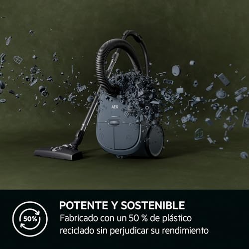 Miniatura 11 de Aeg Ab61c2db Aspiradora De Trineo Con Bolsa, 850w De Potencia, 3,5l De Capacidad, Radio De Acción 12m, Ruedas Xl, Filtro Lavable, Cepillo Parketto, Boquilla 3 En 1, Incluye 1 Bolsa, Gris