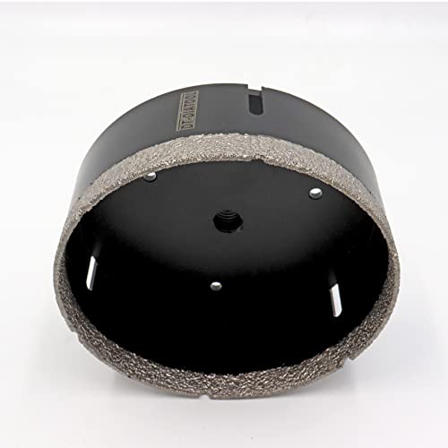 Dt-Diatool Daimond Core Drill Bit 6 Inch Vaccum Brazed Hole Saw With 5/8"-11 Thread Drilling For Procelain Tile Ceramic Stoneware Marble Granite Stone Brick #TOP5