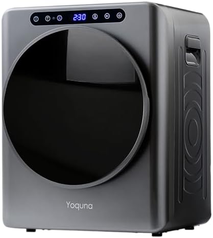 （09:00時点） Yoquna 衣類乾燥機 3kg【SNS1000万再生突破】 UV照射 タイマー5段階 乾燥検知 自動停止 衣類 布団 梅雨 家庭用 一人暮らし チャイルドロック 乾燥機 MoonDry ムーンドライ (グレー)
