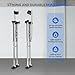 Drywall Stilts, 48''-64'' Drywall Stilts for Adults Adjustable Heights Aluminum Stilt for Painting Painter Pruning Branches or Exterior Wall Painting