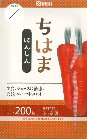Amazon | 横浜植木 ニンジンちはま人参 コート種子野菜種春まき秋まき